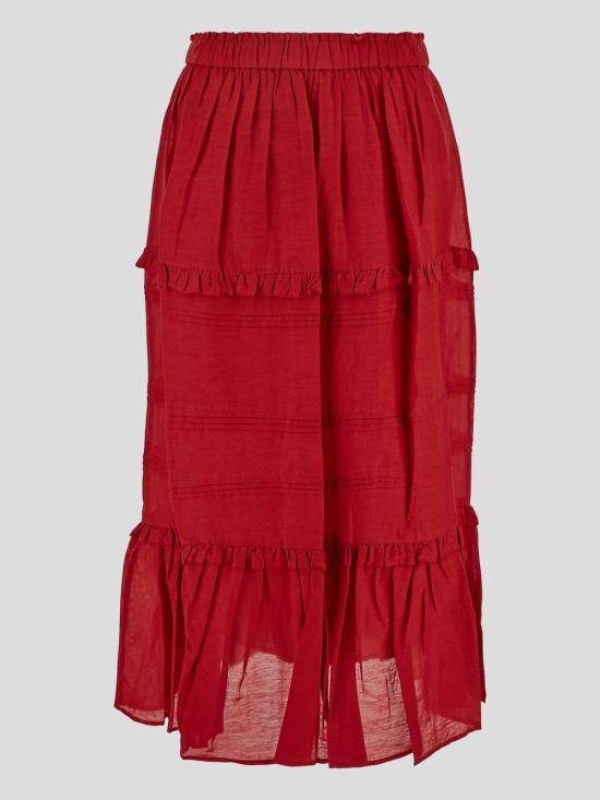 25SS 이자벨마랑에뚜왈 스커트 JU0239FB B3J04E70RD Red