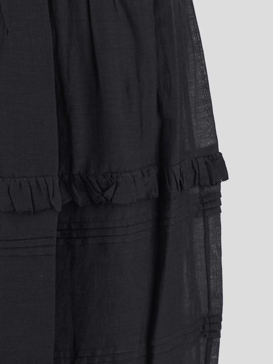 25SS 이자벨마랑에뚜왈 스커트 JU0239FB B3J04E01BK Black - ISABEL MARANT ETOILE
