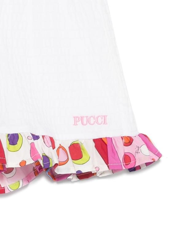 25SS [주니어] 에밀리오푸치 쇼츠/버뮤다 PW6C19 P0492 100 White - EMILIO PUCCI