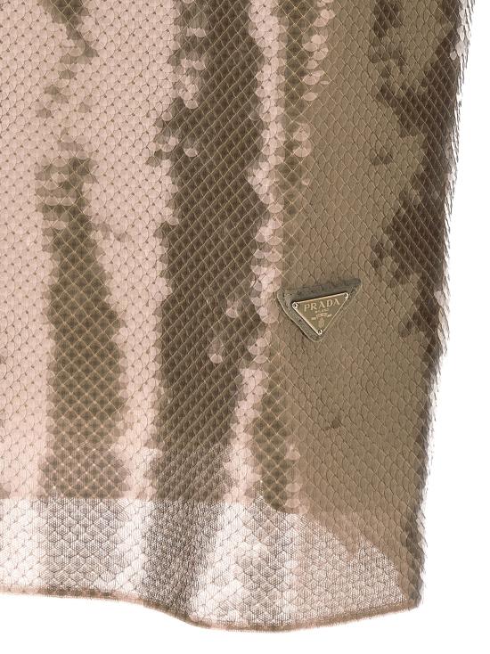  프라다 롱 스커트 P3L12RSOOO13YFF0164 Gray - PRADA