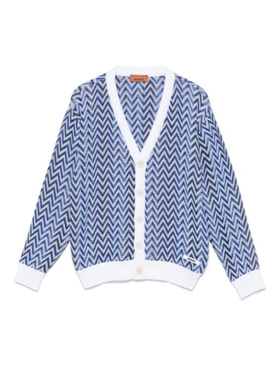 25SS [주니어] 미소니 가디건 MW9P10 X0003 620MC Blue