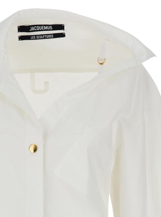  자크뮈스 숏 원피스 241DR0941520100 White - JACQUEMUS