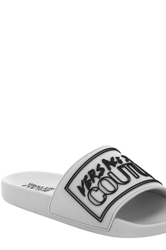25SS 베르사체 뮬/슬리퍼 78YA3SQ3 ZSC22003 White - VERSACE