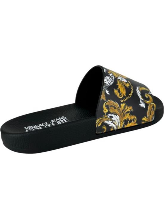 25SS 베르사체 뮬/슬리퍼 78VA3SQ3 ZS365G89 Black - VERSACE