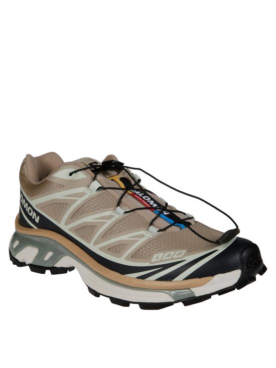  살로몬 스니커즈 L47737400 OXFORD TAN CARBON CLEARLY AQUA DOM - SALOMON