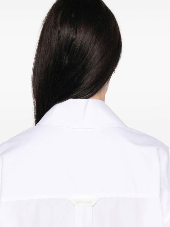  팜앤젤스 블라우스 PWGE004F24FAB0010103 White - PALM ANGELS