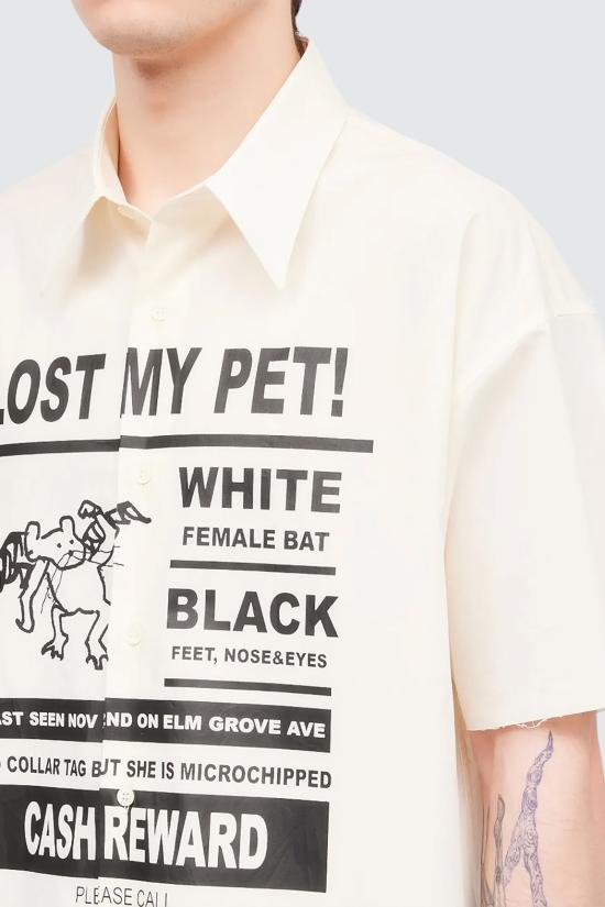 25SS MM6 메종마르지엘라 반팔 셔츠 SH2DR0002 S47294102 White - MM6 MAISON MARGIELA