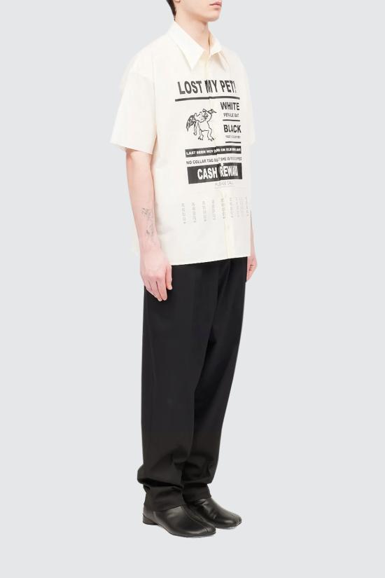25SS MM6 메종마르지엘라 반팔 셔츠 SH2DR0002 S47294102 White - MM6 MAISON MARGIELA