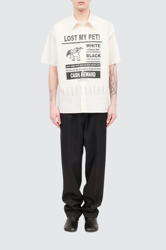 25SS MM6 메종마르지엘라 반팔 셔츠 SH2DR0002 S47294102 White - MM6 MAISON MARGIELA