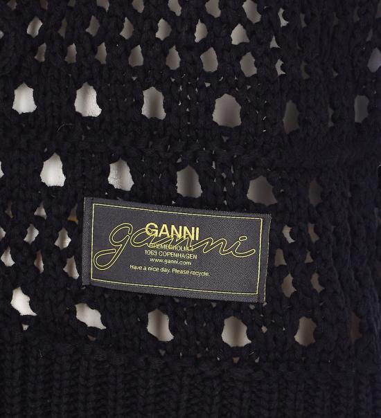 25SS 가니 베스트 K2471 099 Black - GANNI