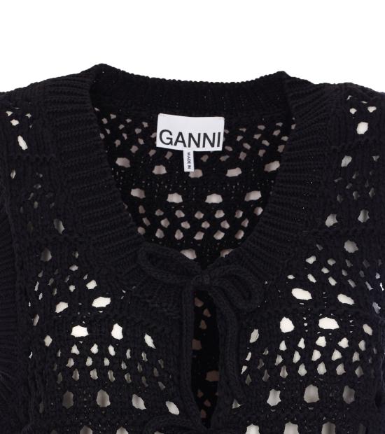 25SS 가니 베스트 K2471 099 Black - GANNI