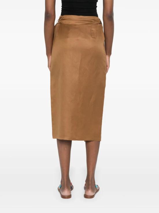 25SS 막스마라 롱 스커트 2511101032600 2 CUOIO - MAX MARA