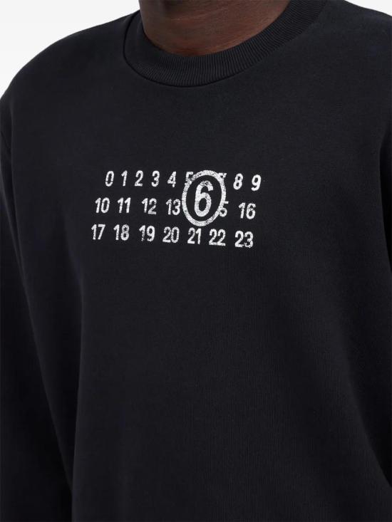 25SS MM6 메종마르지엘라 긴팔 티셔츠 SH2GU0021M25004 900 - MM6 MAISON MARGIELA