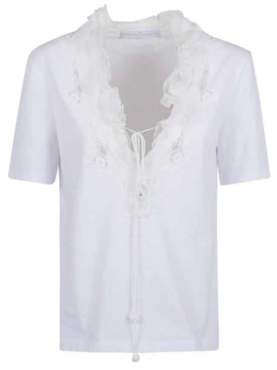 25SS 에르마노 설비노 반팔 티셔츠 D462L353 DUX 10601 BRIGHT WHITE