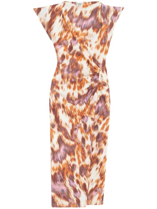 25SS 이자벨마랑에뚜왈 미디 원피스 RO0307FAC1N09EECOE ECRU OCHRE