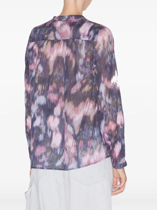 25SS 이자벨마랑에뚜왈 긴팔 티셔츠 HT0029FA B1J07EPELI PURPLE LILAC - ISABEL MARANT ETOILE