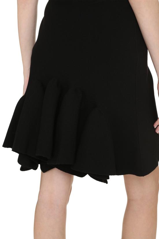  보테가베네타 미디 스커트 666516V12V0 1000 black - BOTTEGA VENETA