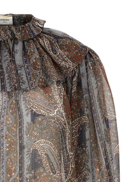 25SS 생로랑 셔츠 819584Y3K588490 Multicolor - SAINT LAURENT