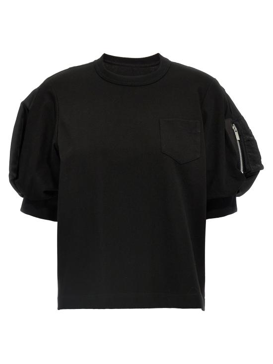 25SS 사카이 반팔 티셔츠 SCW239002 Black