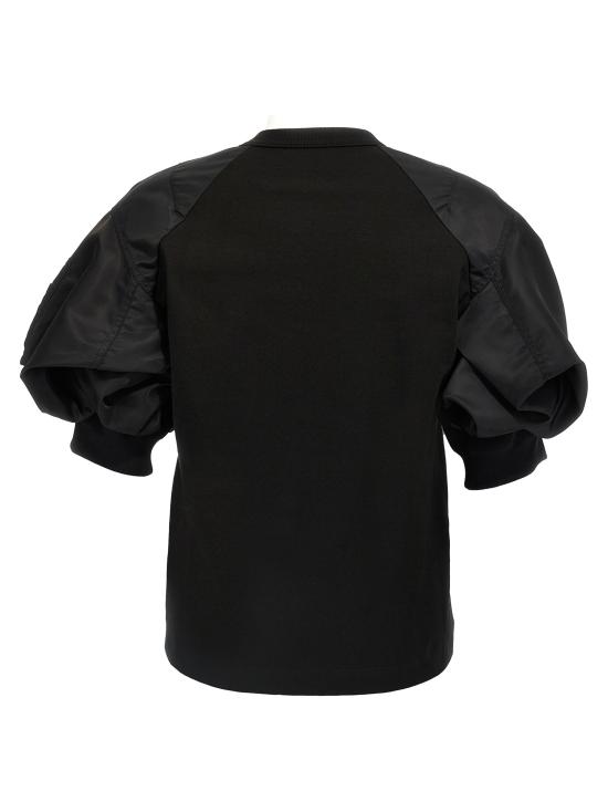 25SS 사카이 반팔 티셔츠 SCW239002 Black - SACAI