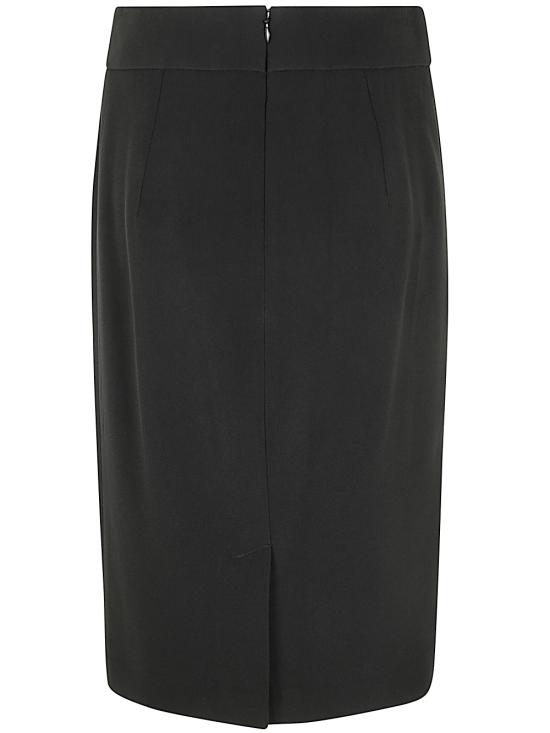 25SS 엠포리오 아르마니 스커트 0NN3AT 02013 095 999 BLACK - EMPORIO ARMANI