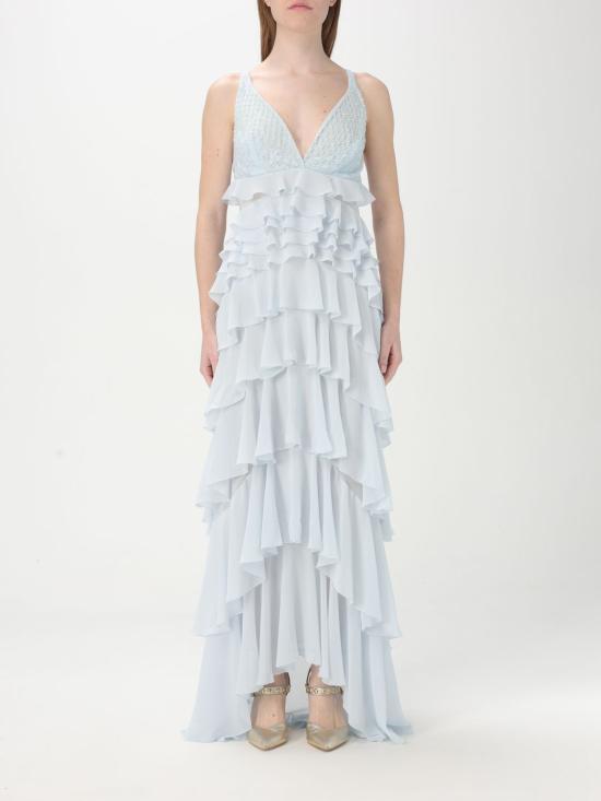 25FW 엘리자베타프랜치 롱 원피스 ABR42 A28 Gnawed Blue