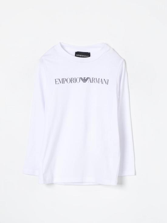 25FW [키즈] 엠포리오 아르마니 티셔츠 8N4TN61JPZZ 0146 White