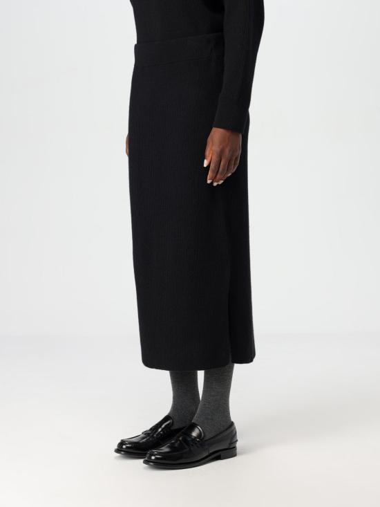 24FW 브루넬로 쿠치넬리 스커트 M16129389 C101 Black - BRUNELLO CUCINELLI