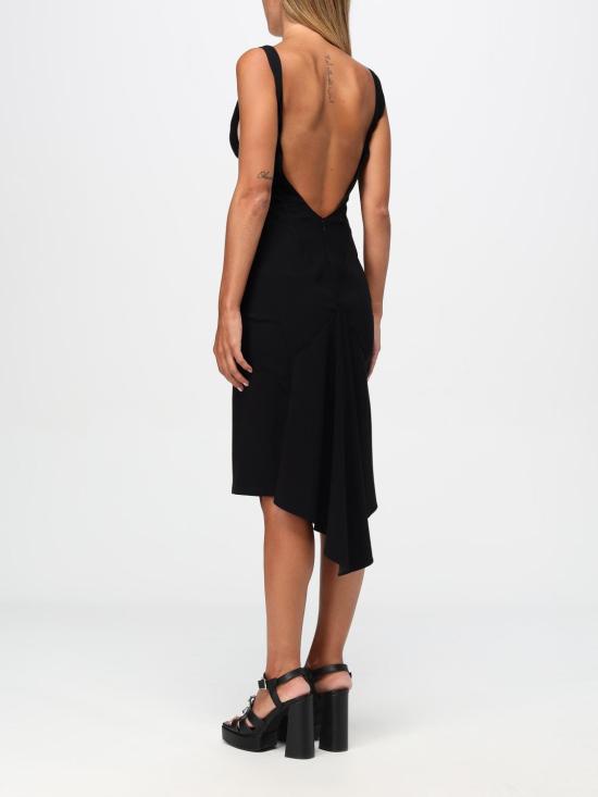 24FW 디스퀘어드2 미디 원피스 S72CV0576S60581 900 Black - DSQUARED2