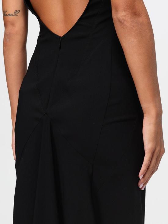 24FW 디스퀘어드2 미디 원피스 S72CV0576S60581 900 Black - DSQUARED2