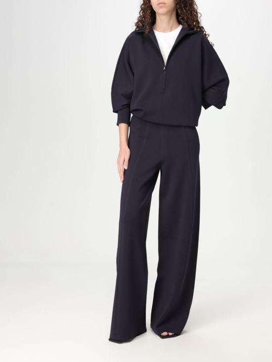 25FW 막스마라 팔라초 팬츠 2511331028600 005 Navy - MAX MARA