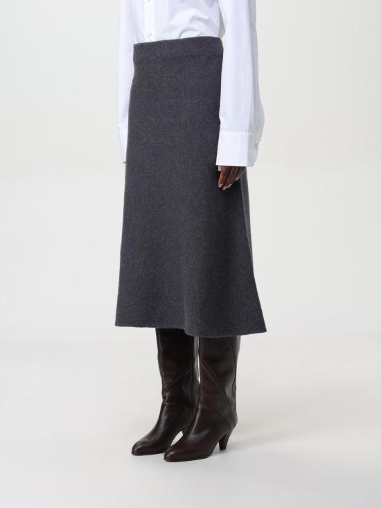 24FW 질샌더 스커트 J02MA0248J14506 032 Grey - JIL SANDER