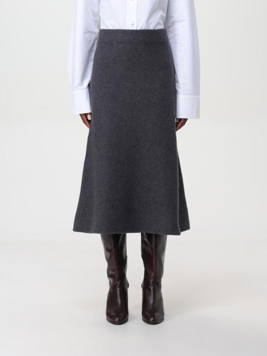 24FW 질샌더 스커트 J02MA0248J14506 032 Grey