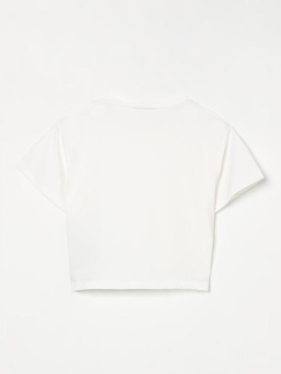 25SS [키즈] 리우조 티셔츠 GA5158J5003 10602 White - LIU JO