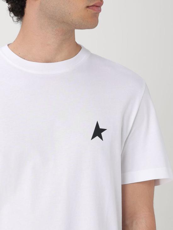 26SS 골든구스 반팔 티셔츠 GMP01220P00059310364 White - GOLDEN GOOSE