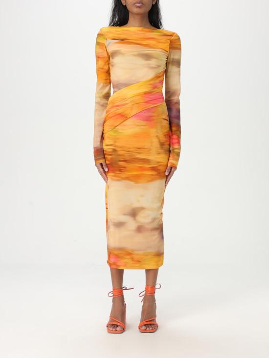 25SS 핑코 롱 원피스 104838A2G1 CN4 Beige