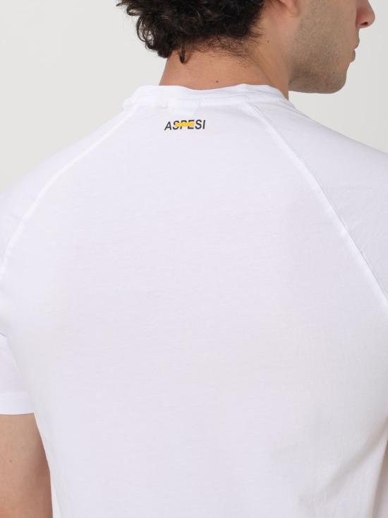 25SS 아스페시 반팔 티셔츠 AY28A335 01072 White - ASPESI