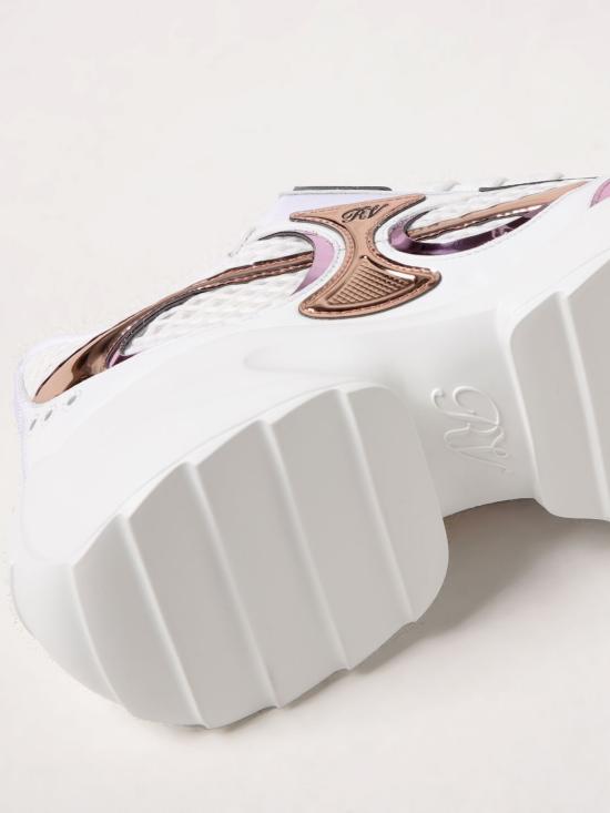 25SS 로저비비에 뮬/슬리퍼 RVW75640850U9H 1V19 White - ROGER VIVIER