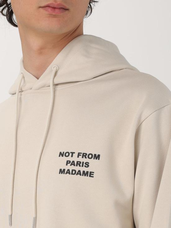 25FW 드롤드무슈 긴팔 티셔츠 HO162CO127 MT White - DROLE DE MONSIEUR