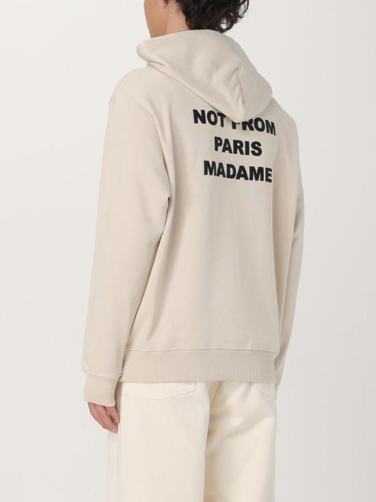 25FW 드롤드무슈 긴팔 티셔츠 HO162CO127 MT White - DROLE DE MONSIEUR