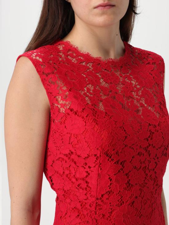 25SS 돌체앤가바나 미디 원피스 F6TJTTHLMII R0026 Burgundy - DOLCE & GABBANA