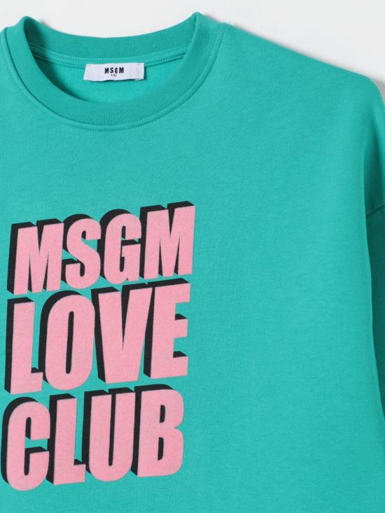 25FW [키즈] 엠에스지엠 풀오버 F4MSJGSW218 080 Green - MSGM