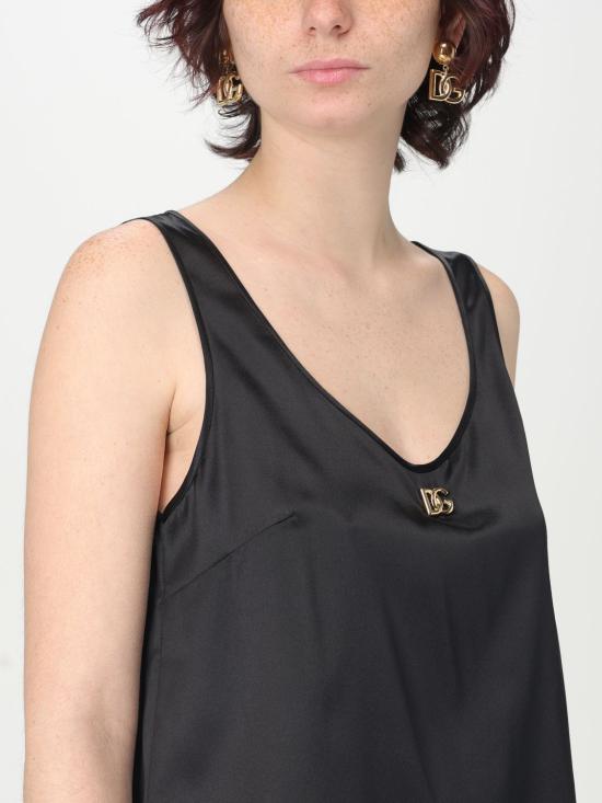 25SS 돌체앤가바나 민소매 티셔츠 F7AK5TFURAG N0000 Black - DOLCE & GABBANA