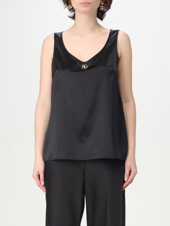 25SS 돌체앤가바나 민소매 티셔츠 F7AK5TFURAG N0000 Black