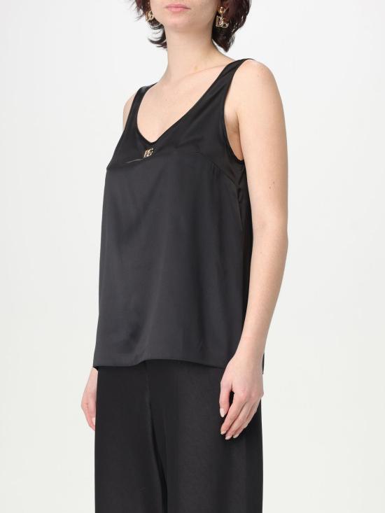 25SS 돌체앤가바나 민소매 티셔츠 F7AK5TFURAG N0000 Black - DOLCE & GABBANA