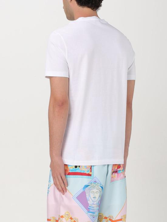 25FW 베르사체 반팔 티셔츠 10084811A08489 1W000 White - VERSACE