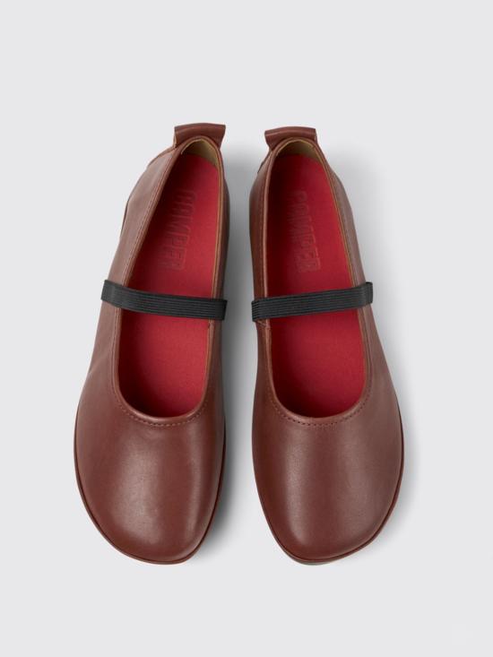 25SS 캠퍼 플랫 슈즈 K201643 012 RIGHT 0 Red - CAMPER