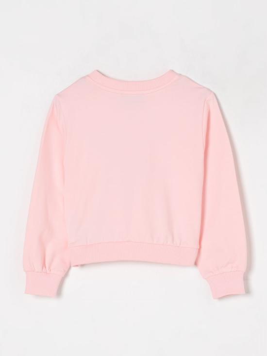 25SS [키즈] 모스키노 풀오버 HDF066LDA00 50209 Pink - MOSCHINO