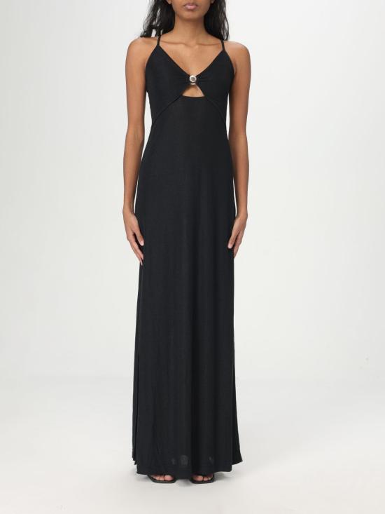 25SS 엠포리오 아르마니 롱 원피스 EW000595 AF12206 FC043 Black