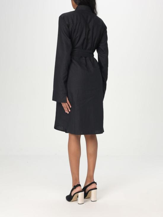 25SS 엠포리오 아르마니 미디 원피스 EW000817 AF12201 UC001 Black - EMPORIO ARMANI